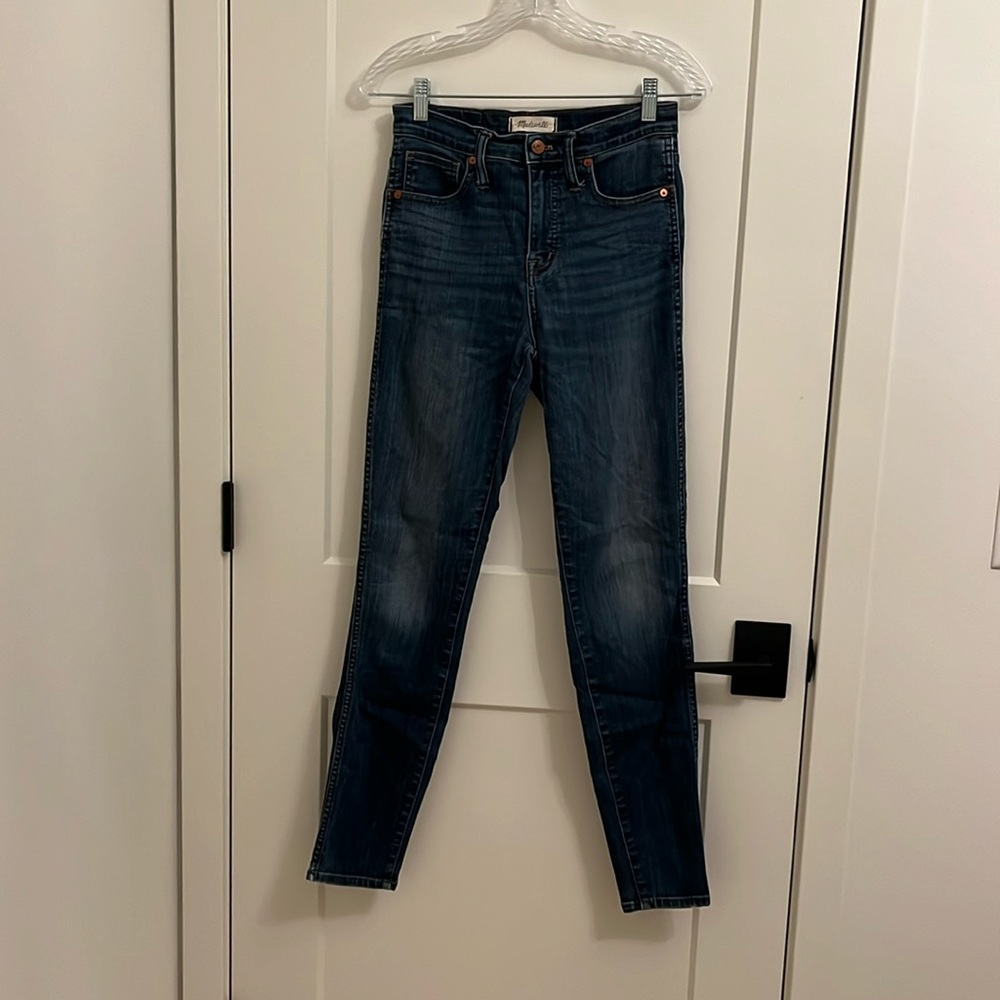 Madewell Size 26T 10” high rise skinny jeans